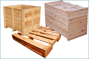 Wood Pallets, Skids, Boxes, Crates